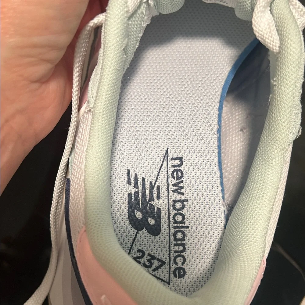 New Balance Women's Pink and Cream Athletic Shoes